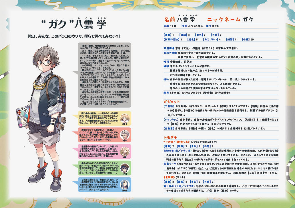 プレロールドキャラクター